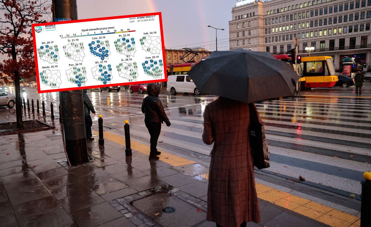 Nadchodzą jesienne opady. Są najnowsze prognozy