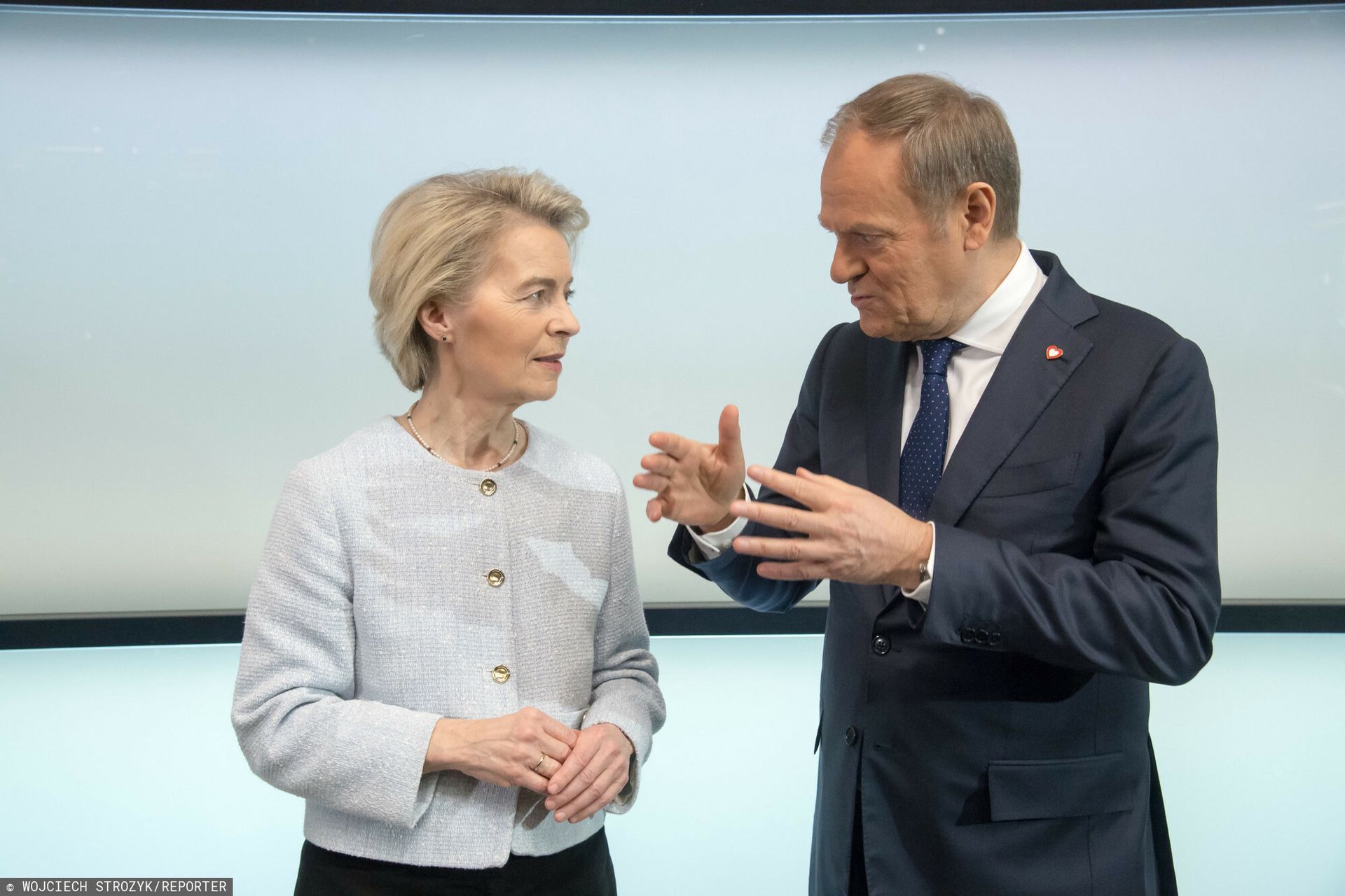 Tusk z wizytą na granicy. Przyjechał z Ursulą von der Leyen