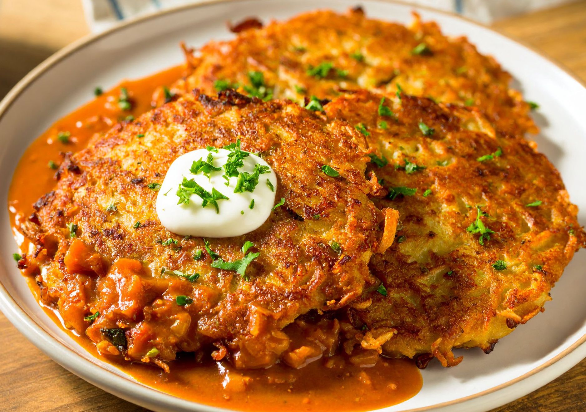 Już nie robię placków ziemniaczanych, bo sięgam po inne warzywo. Wychodzą lepsze niż tradycyjne