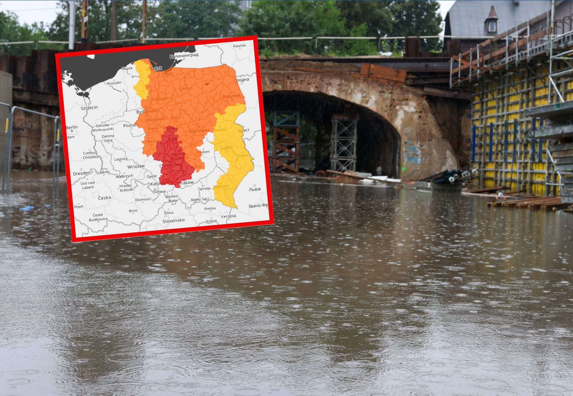 Nawałnice i ulewy w Polsce. Ostrzeżenia IMGW