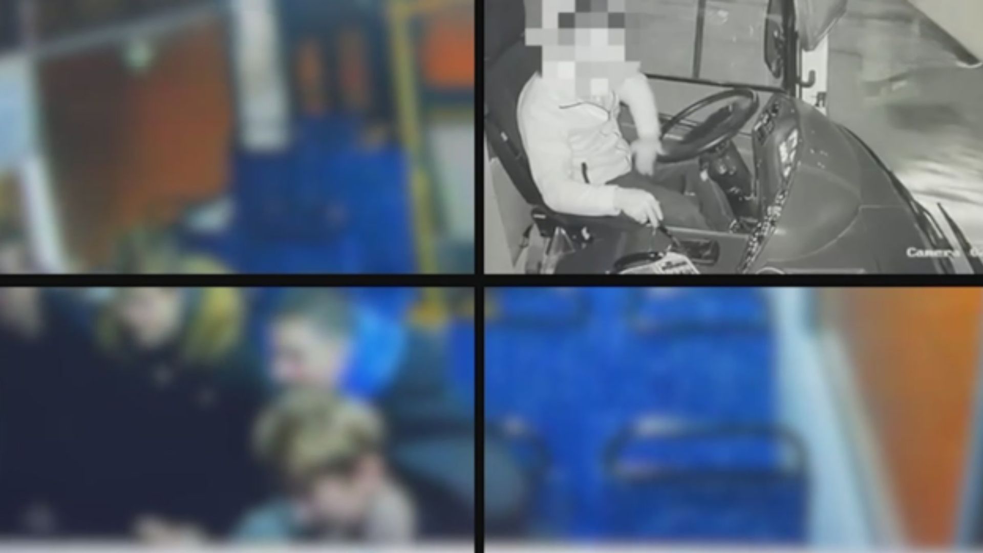 Kierowca autobusu chciał im zrobić "frajdę". Wszystko nagrała policja