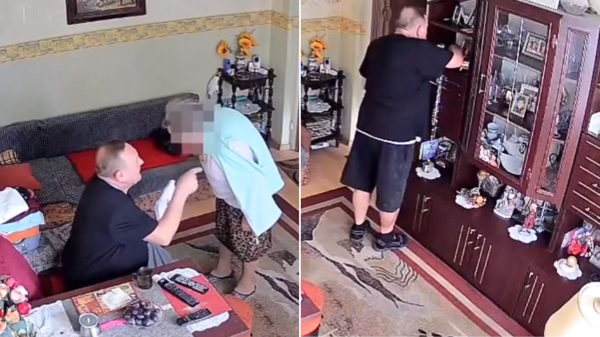 Przyszedł okraść seniorkę. Nie wiedział, iż wszystko się nagrywa