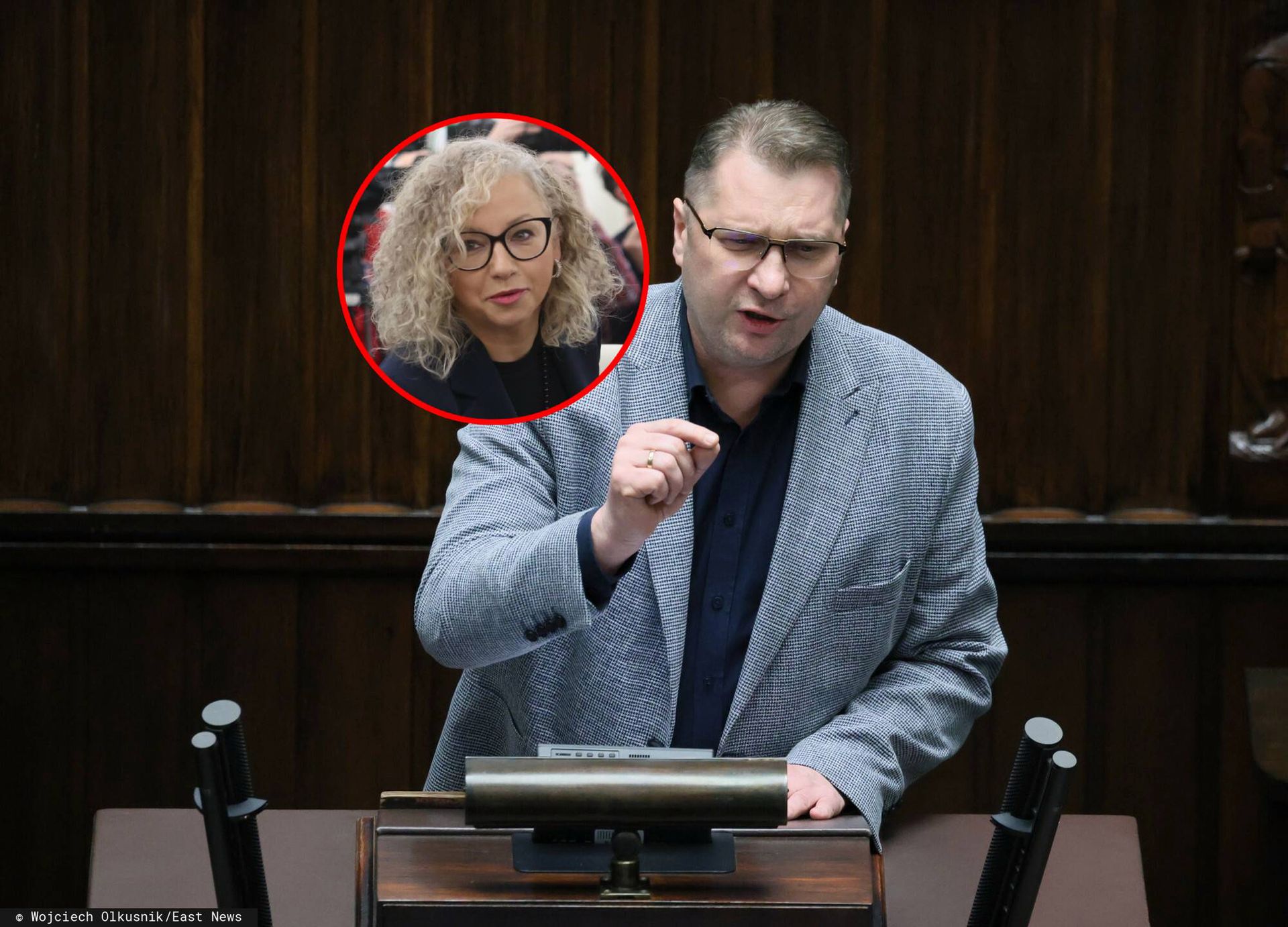 Czarnek grzmiał z mównicy. Kotula reaguje. "Pozostanie chamem"