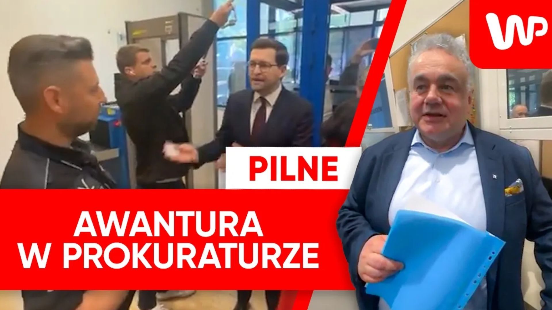 Sceny w prokuraturze. Sakiewicz na przesłuchaniu. "Trzeba się szarpać"