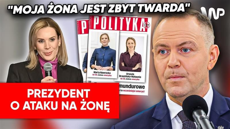 Nawrocki o okładce "Polityki" z żoną: Pan Bóg powinien im wybaczyć