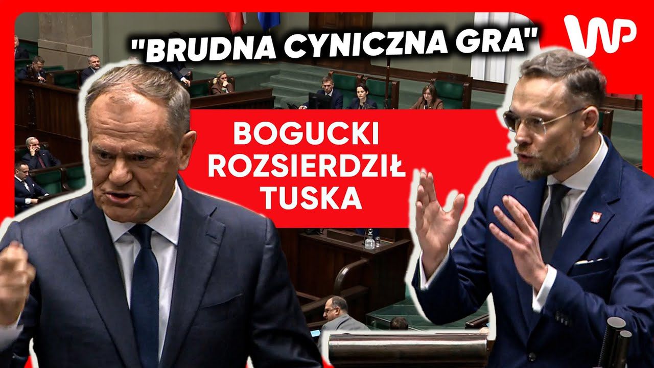Ostra dyskusja w Sejmie. Nagranie ze starcia Tuska i Boguckiego