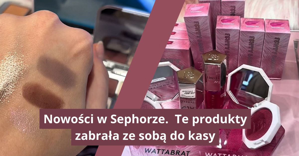 Nowości w Sephorze. Te produkty zabrała ze sobą do kasy