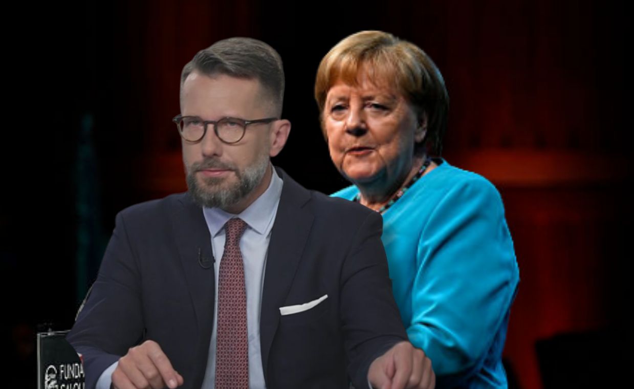 "Żadnego konkretu nie było". Fogiel o planie Merkel i Unii z Rosją