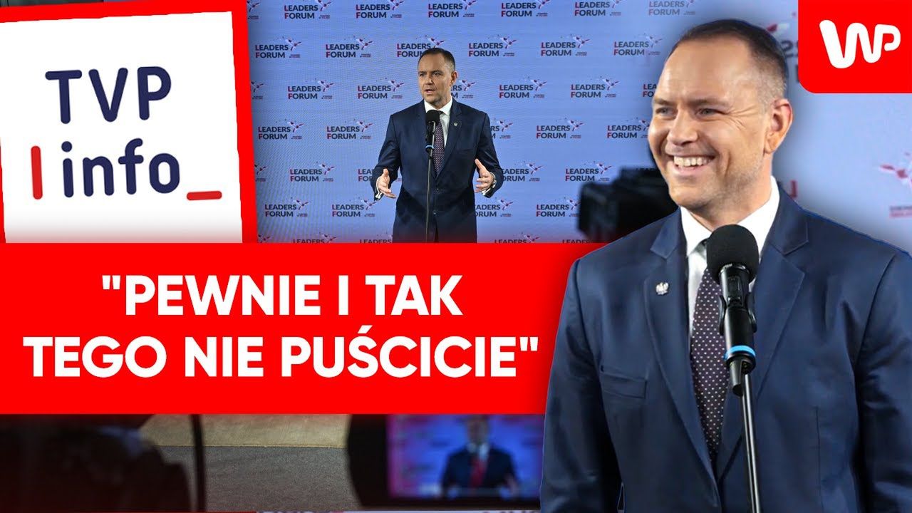 Nawrocki kontra TVP w Davos. "Pewnie i tak tego nie puścicie"