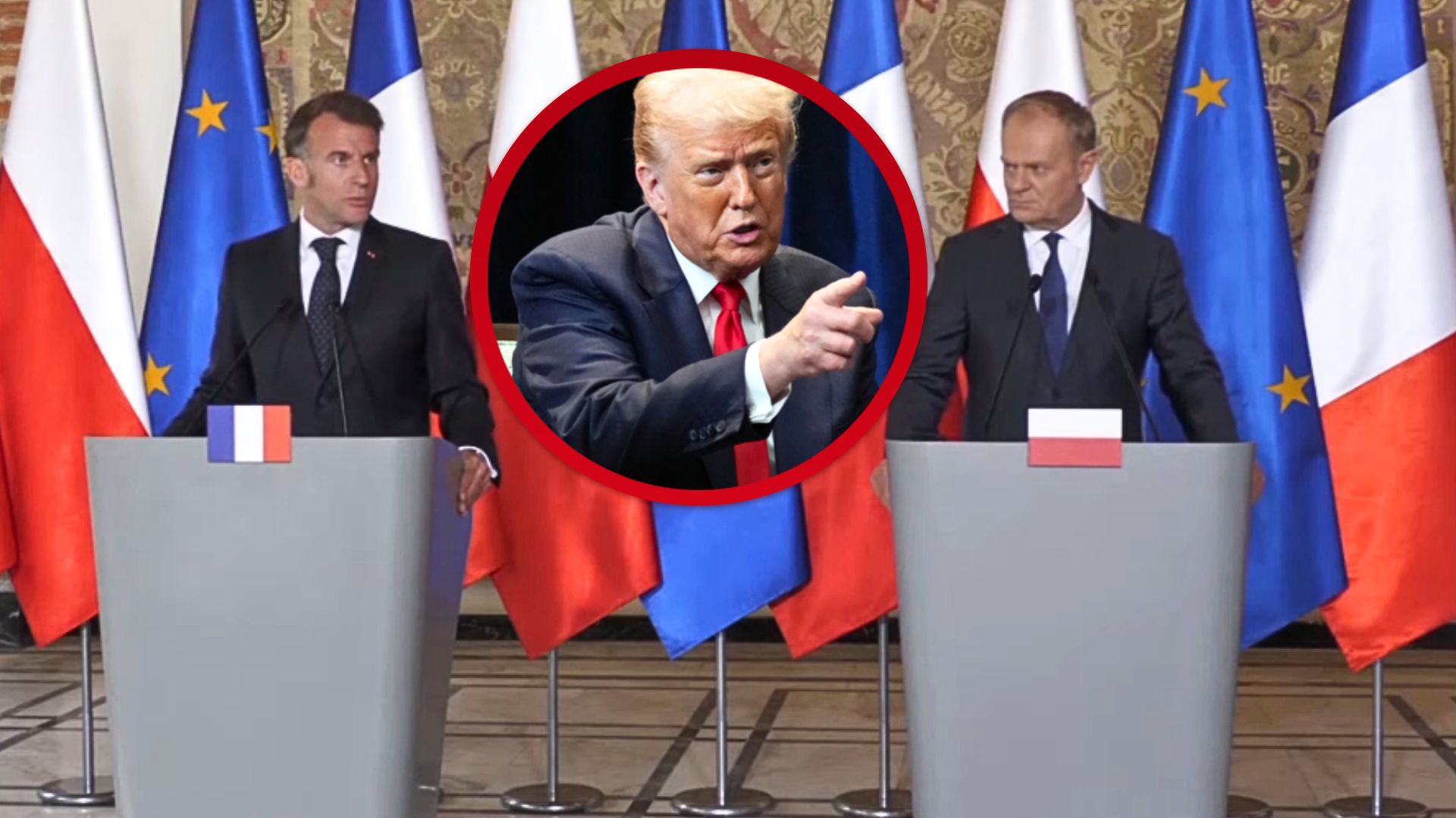 Macron i Tusk z apelem do USA. Padły mocne słowa ws. Trumpa