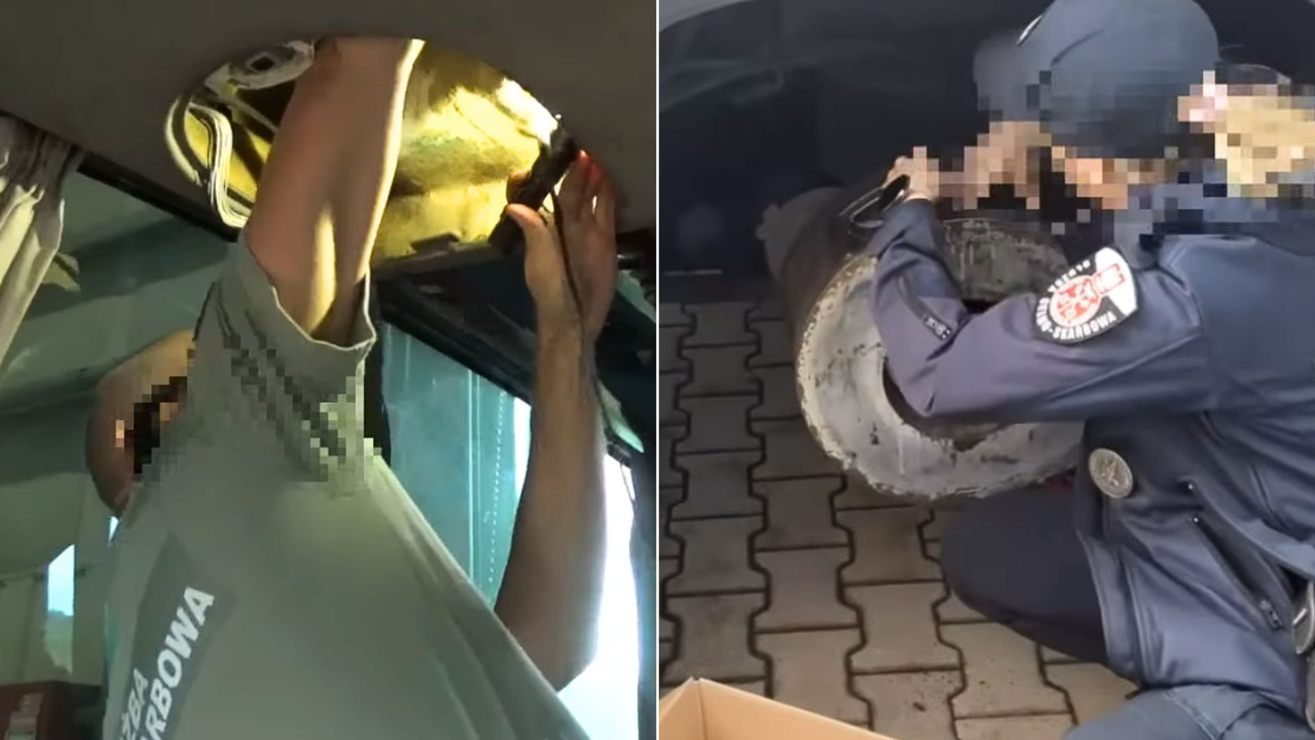 Odkrycie w autobusie. Kierowca miał specjalne skrytki