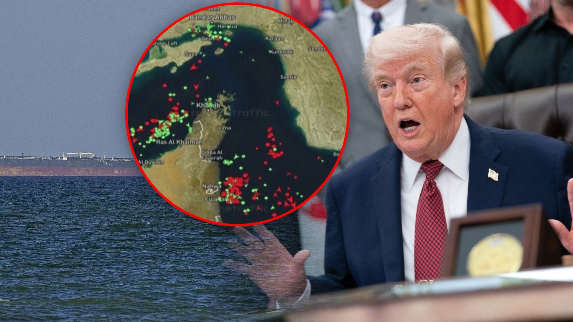 Pokazali, co dzieje się w cieśninie Ormuz. Nagranie ruchu statków