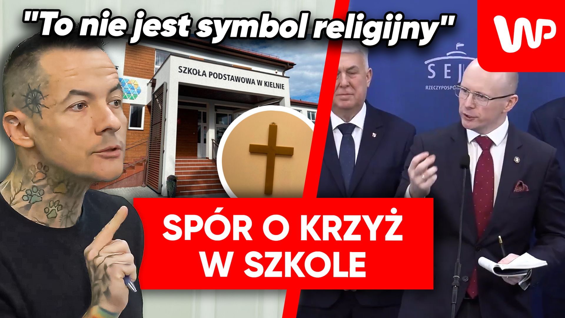 Afera o krzyż w szkole. Nagranie z ostrej wymiany zdań w Sejmie