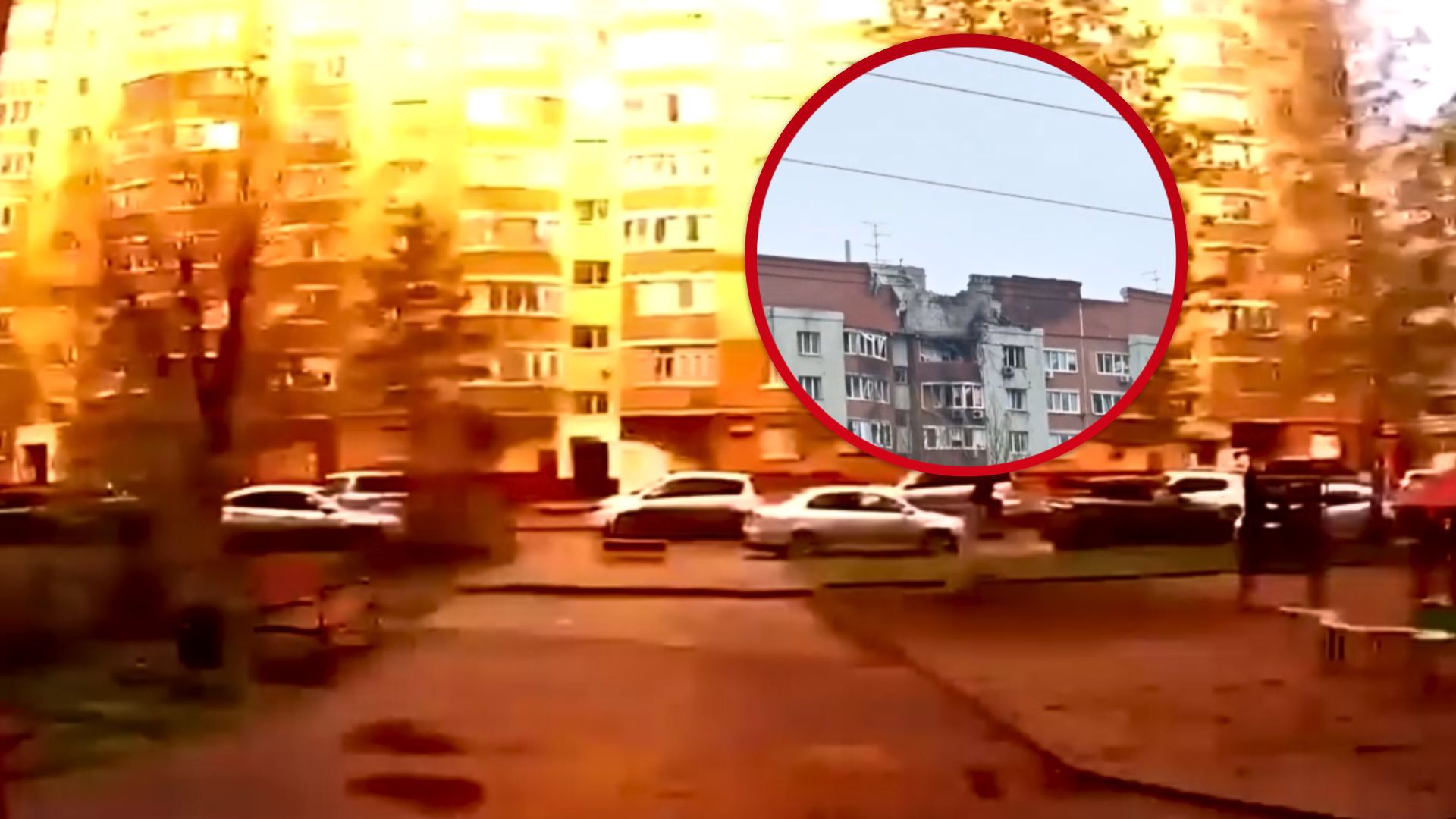 Wszystko się nagrało. Moment silnej eksplozji w Rosji