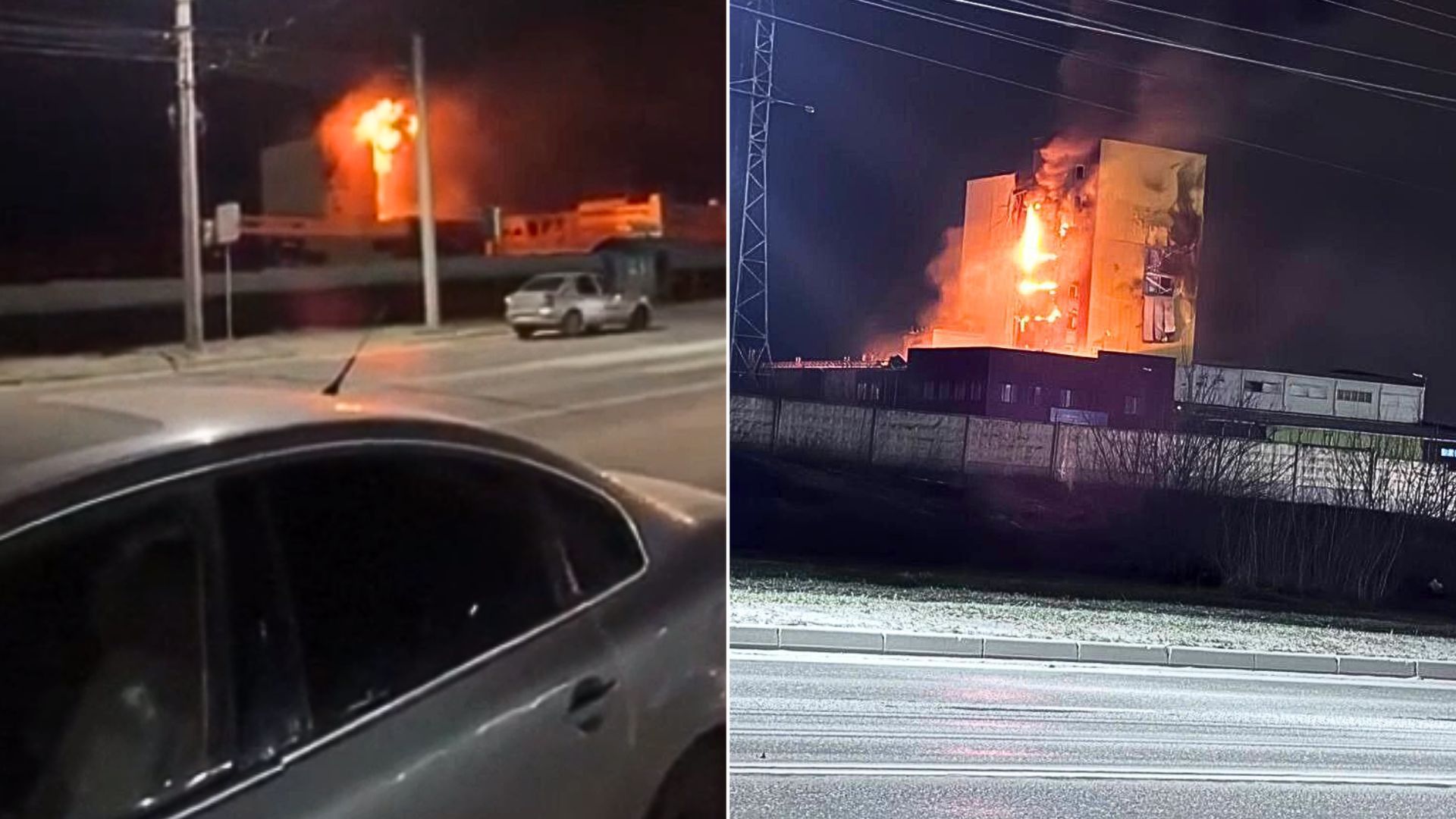 Moment ataku na fabrykę w Rosji. Ukraińcy uderzyli nocą