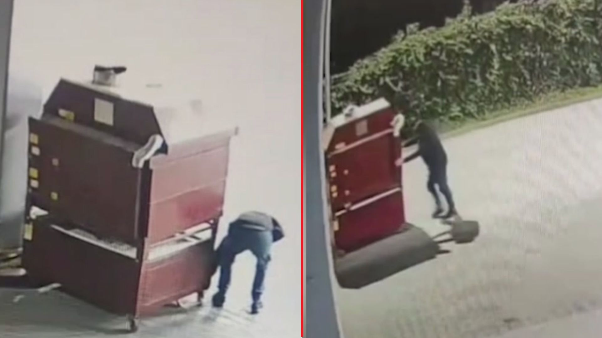 Myślał, iż uda mu się uciec. 32-latek ukradł piec do pizzy