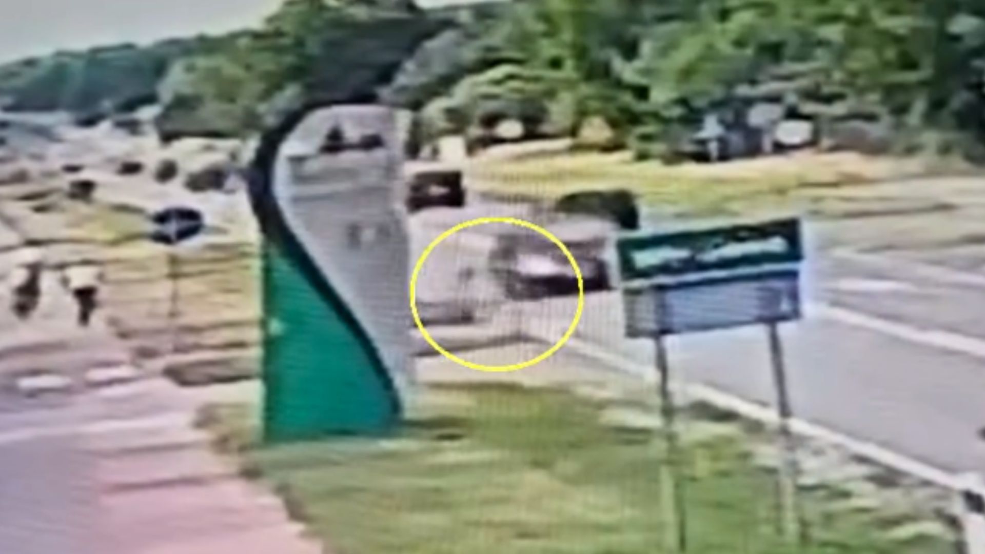 Wjechał rowerem wprost pod auto. Kierowca robił, co mógł