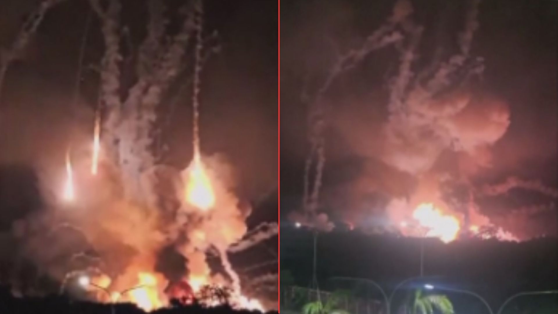 USA zaatakowały Wenezuelę. Nagranie eksplozji w stolicy