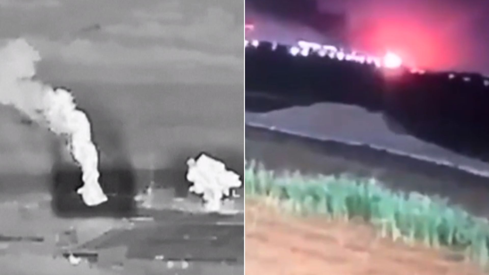 Seria potężnych eksplozji w Rosji. Moment ataku na rurociąg Przyjaźń