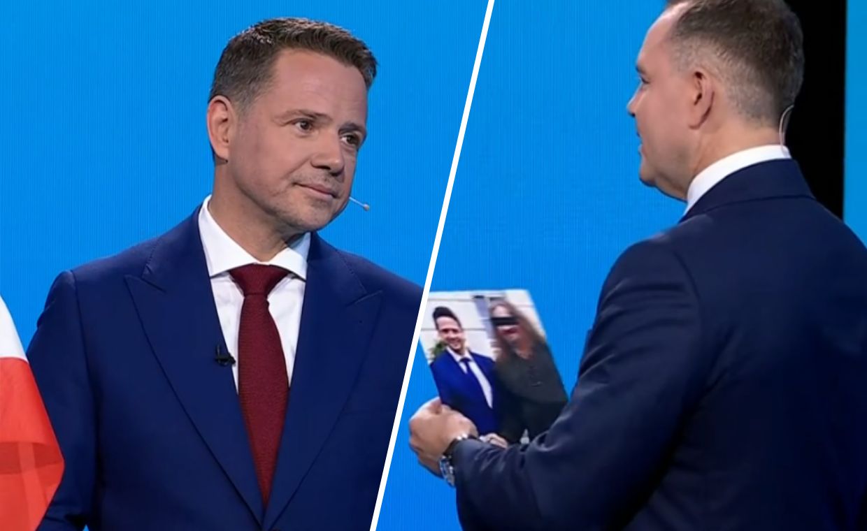 Nawrocki zaskoczył Trzaskowskiego. Podszedł ze zdjęciem