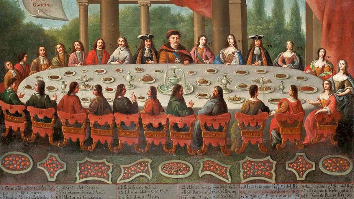 Tak biesiadowała polska szlachta. Sztućce przynoszono ze sobą