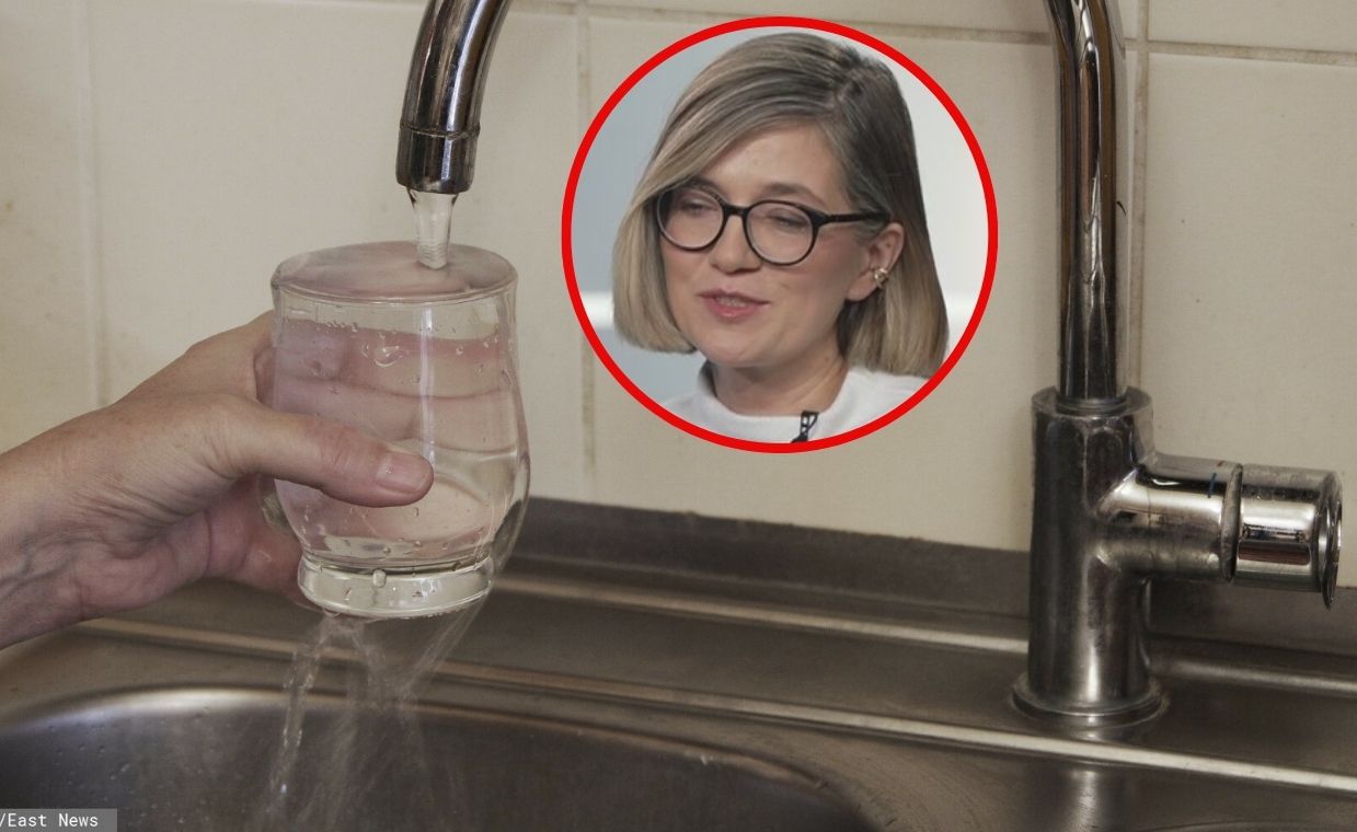 Spór karafkę kranówki. Biejat o "burzy w szklance wody"