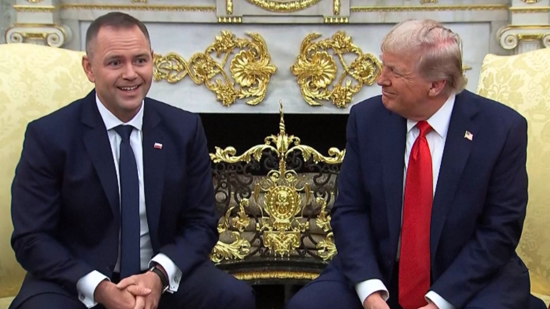 Trump przekręcił nazwisko Nawrockiego. Bezcenna reakcja prezydenta Polski