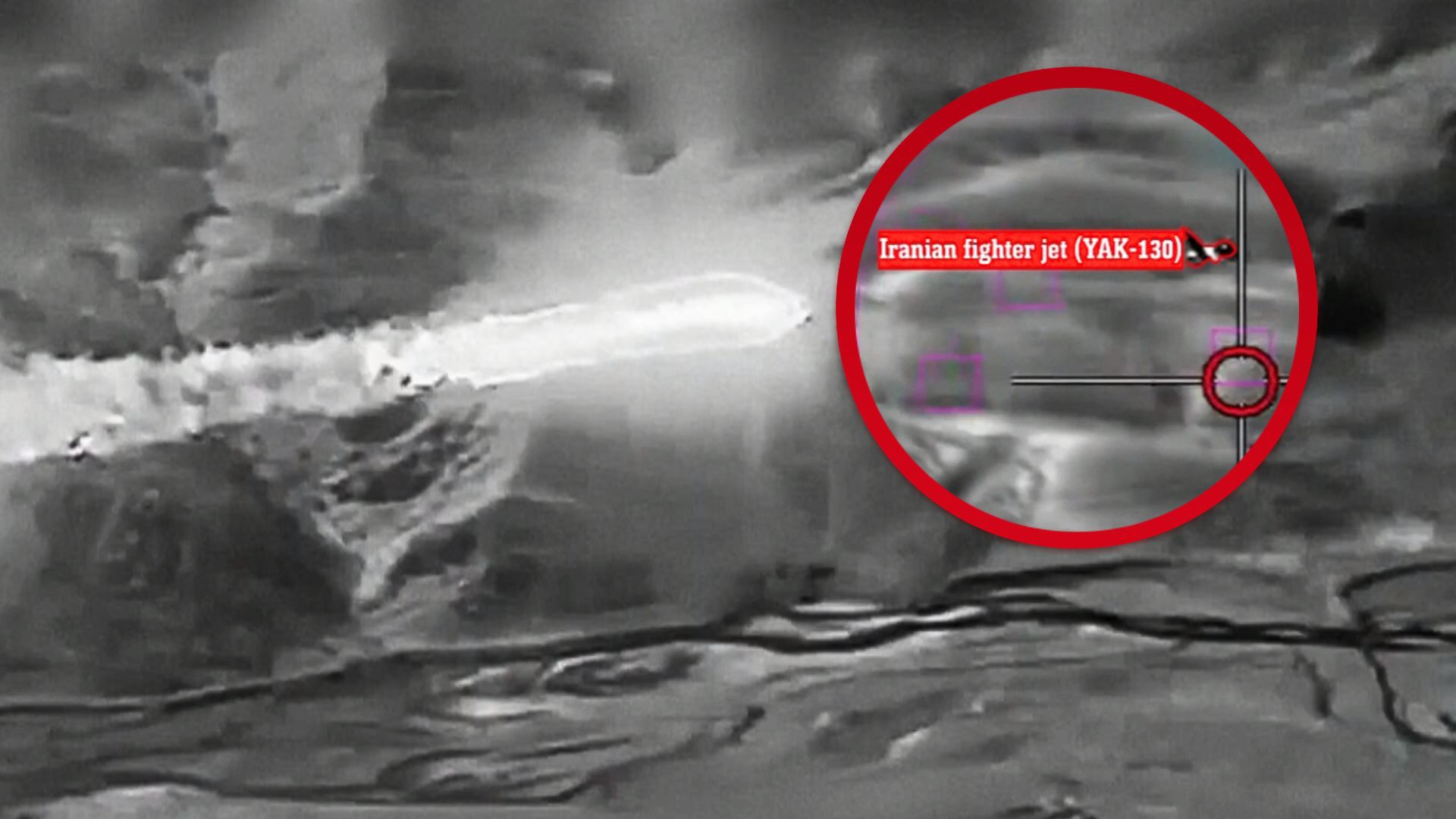 Zestrzelili myśliwiec Iranu. Nagrano historyczny moment nad Teheranem