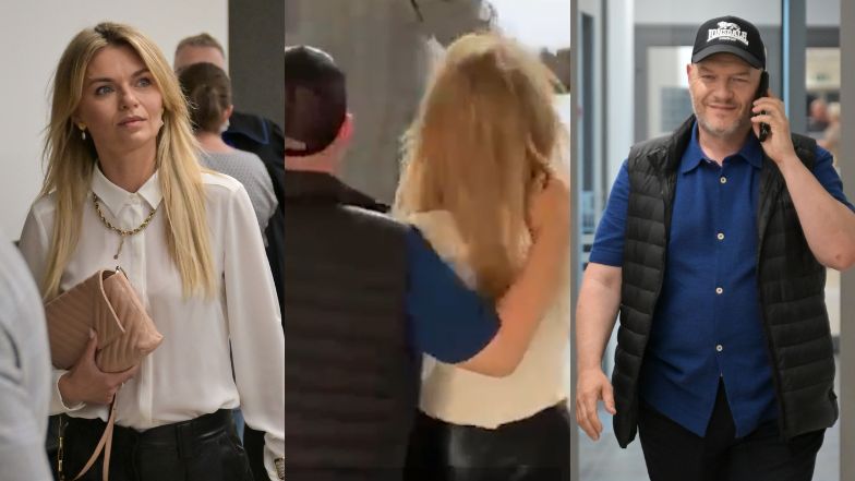 TYLKO NA PUDELKU: Kulisy rozprawy rozwodowej Komarnickiej i Klynstry. Napięta atmosfera w sądzie, a później CZUŁE POŻEGNANIE (WIDEO)