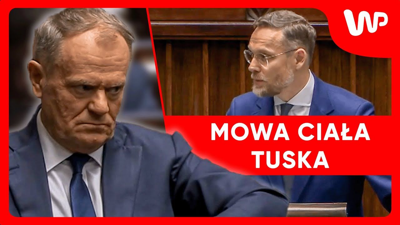 Mowa ciała Tuska w Sejmie. Reakcje premiera na słowa Boguckiego