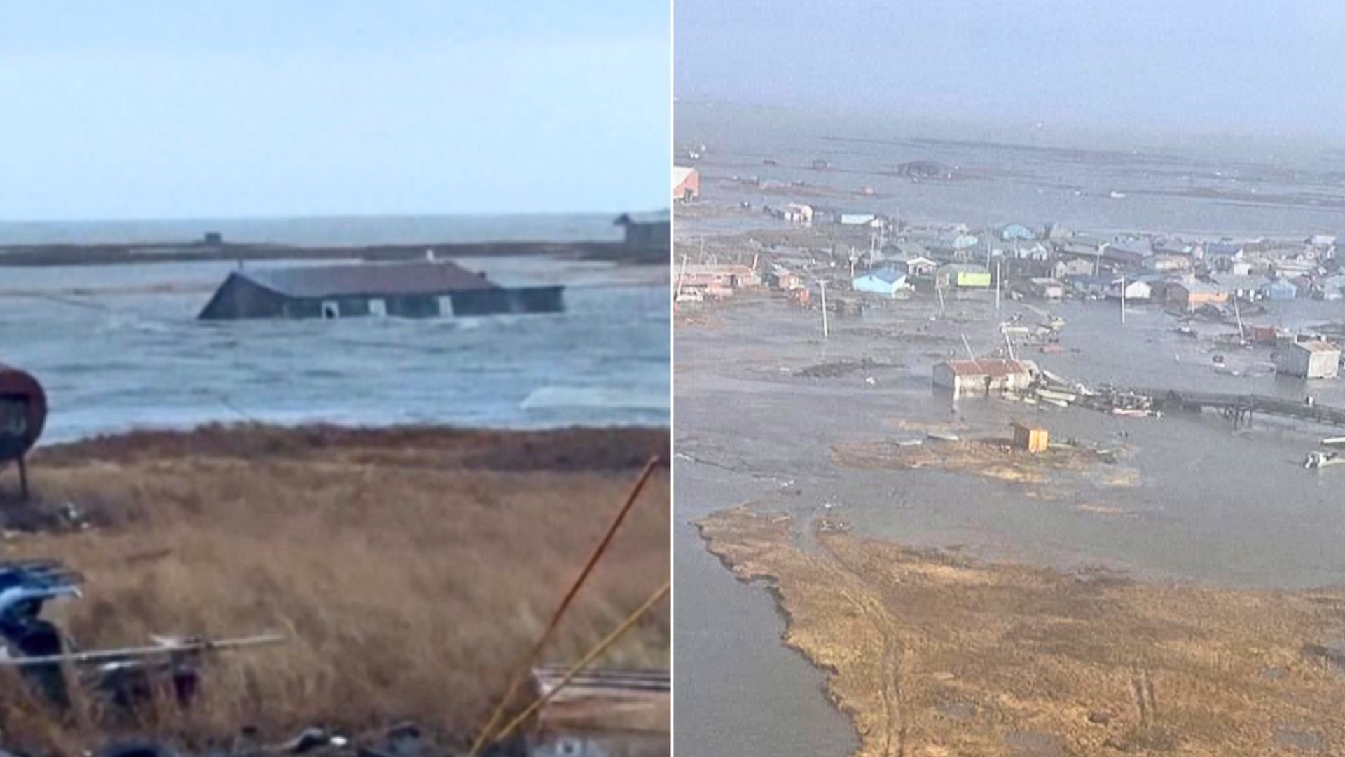 Koszmar pogodowy na Alasce. Żywioł porywał domy, woda była wszędzie