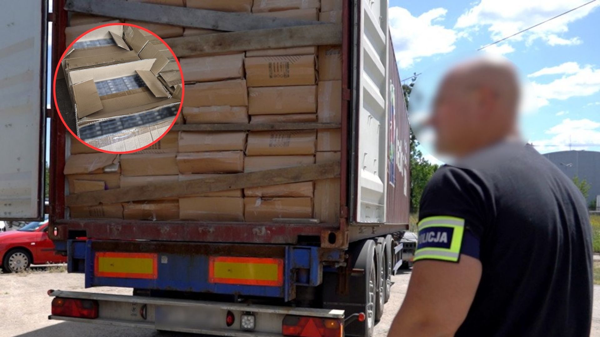 Nie wiedział co przewozi. Policjanci zaskoczeni zawartością ciężarówki