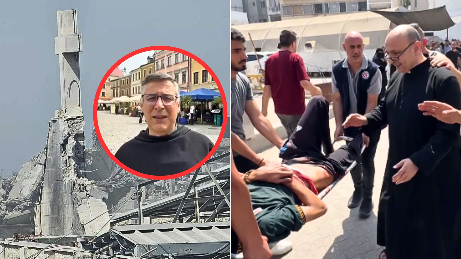 Atak Izraela na kościół w Gazie. Głos Watykanu prosto z Lublina