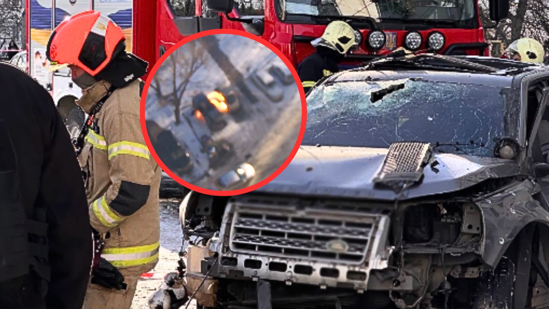 Zamach w Kijowie. Kamera nagrała moment podłożenia bomby i eksplozję