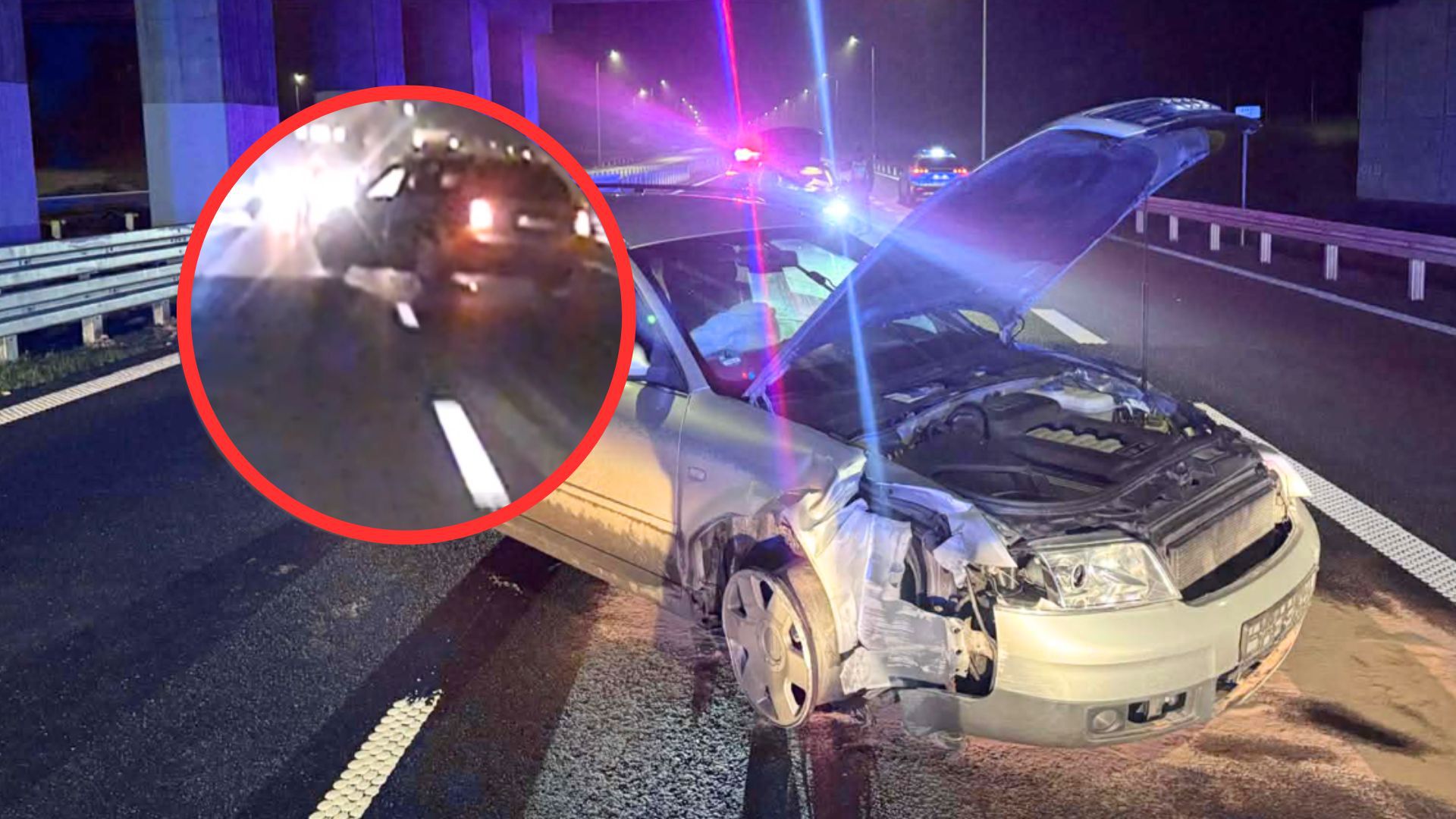 Kierowca audi szponcił na drodze. Teraz grozi mu więzienie