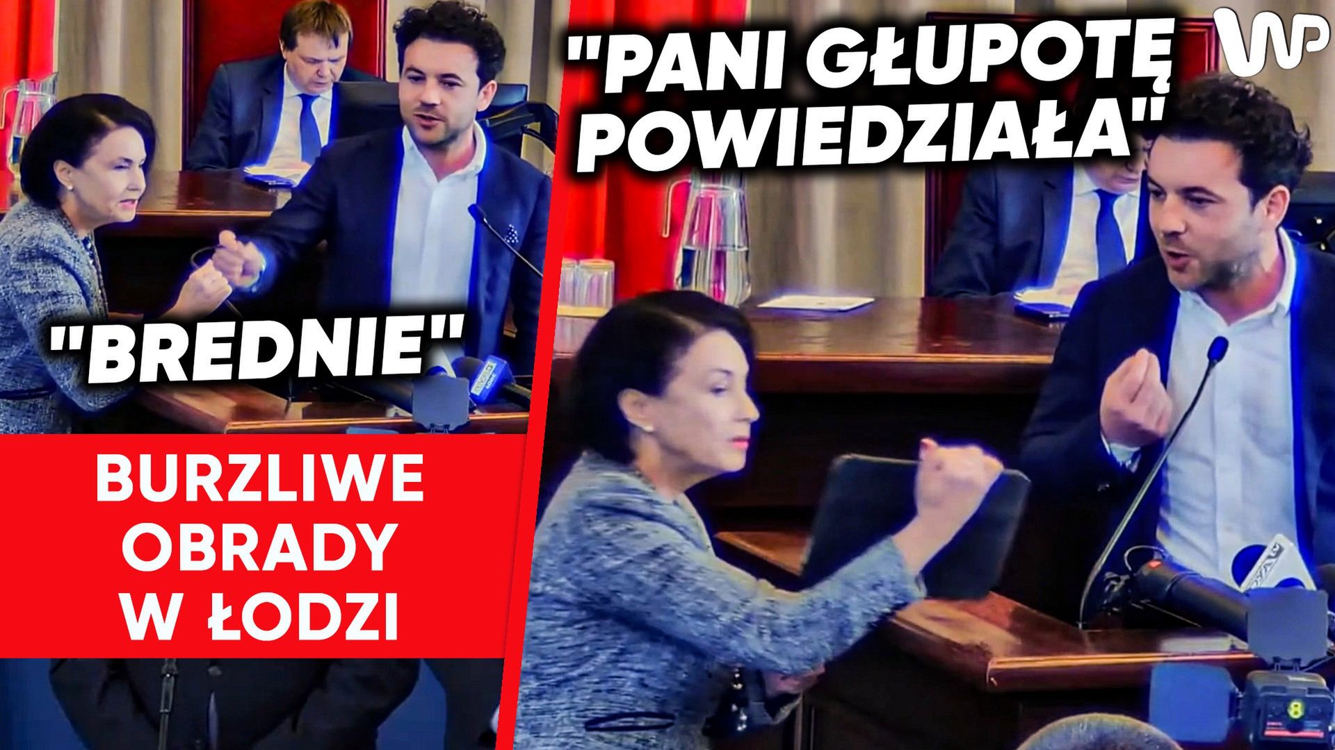 Awantura na radzie miejskiej. Wiceprezydent Łodzi do posłanki PiS: Nie będę się z panią szarpał