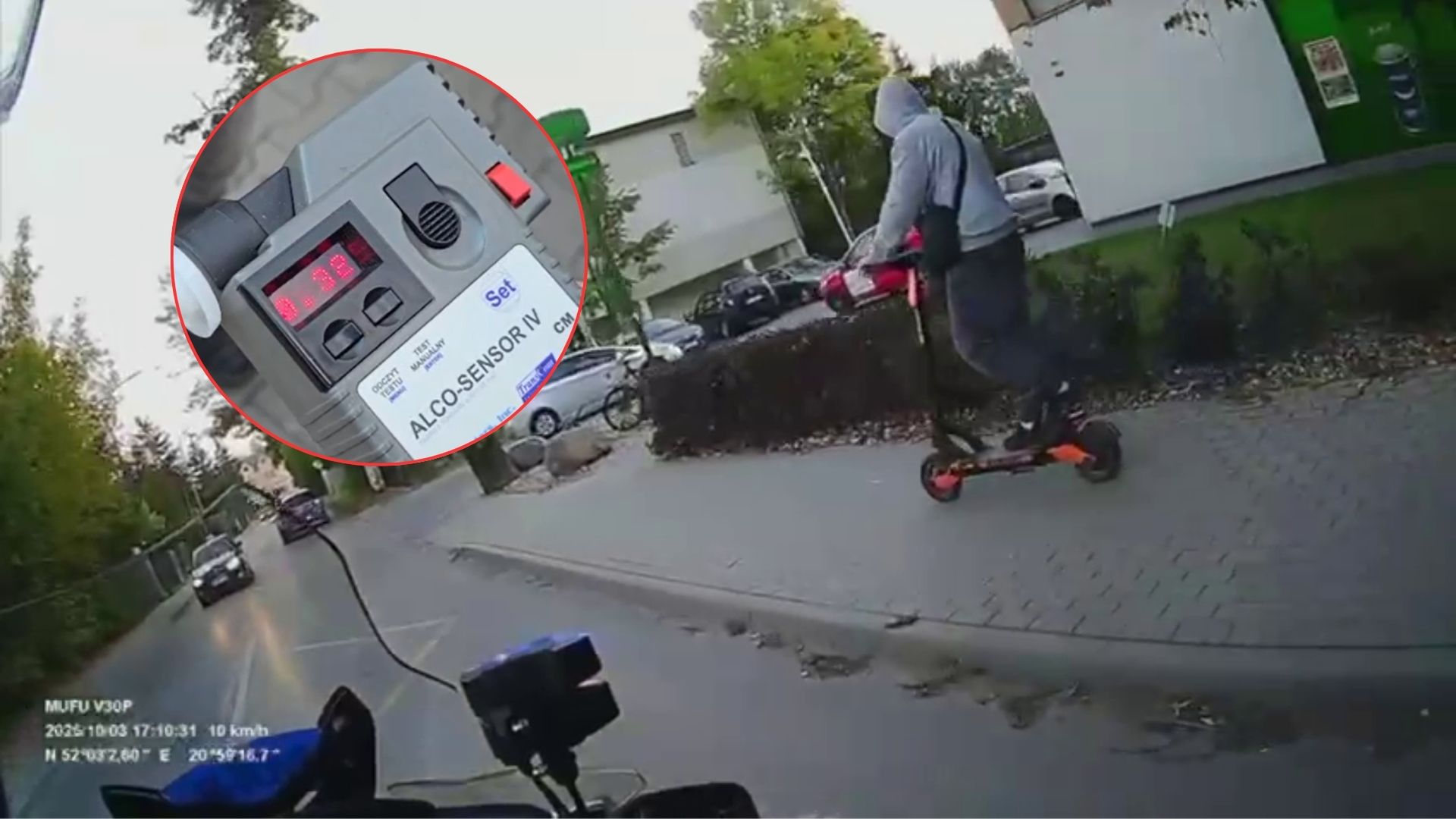 14-latek jechał na hulajnodze. Miał 0,6 promila alkoholu