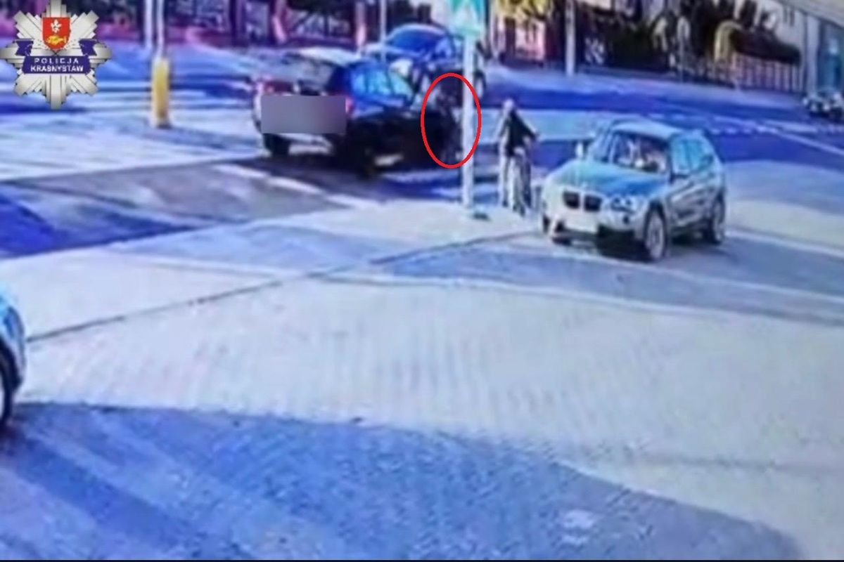 BMW potrąciło 10-latka. Policja pokazuje nagranie