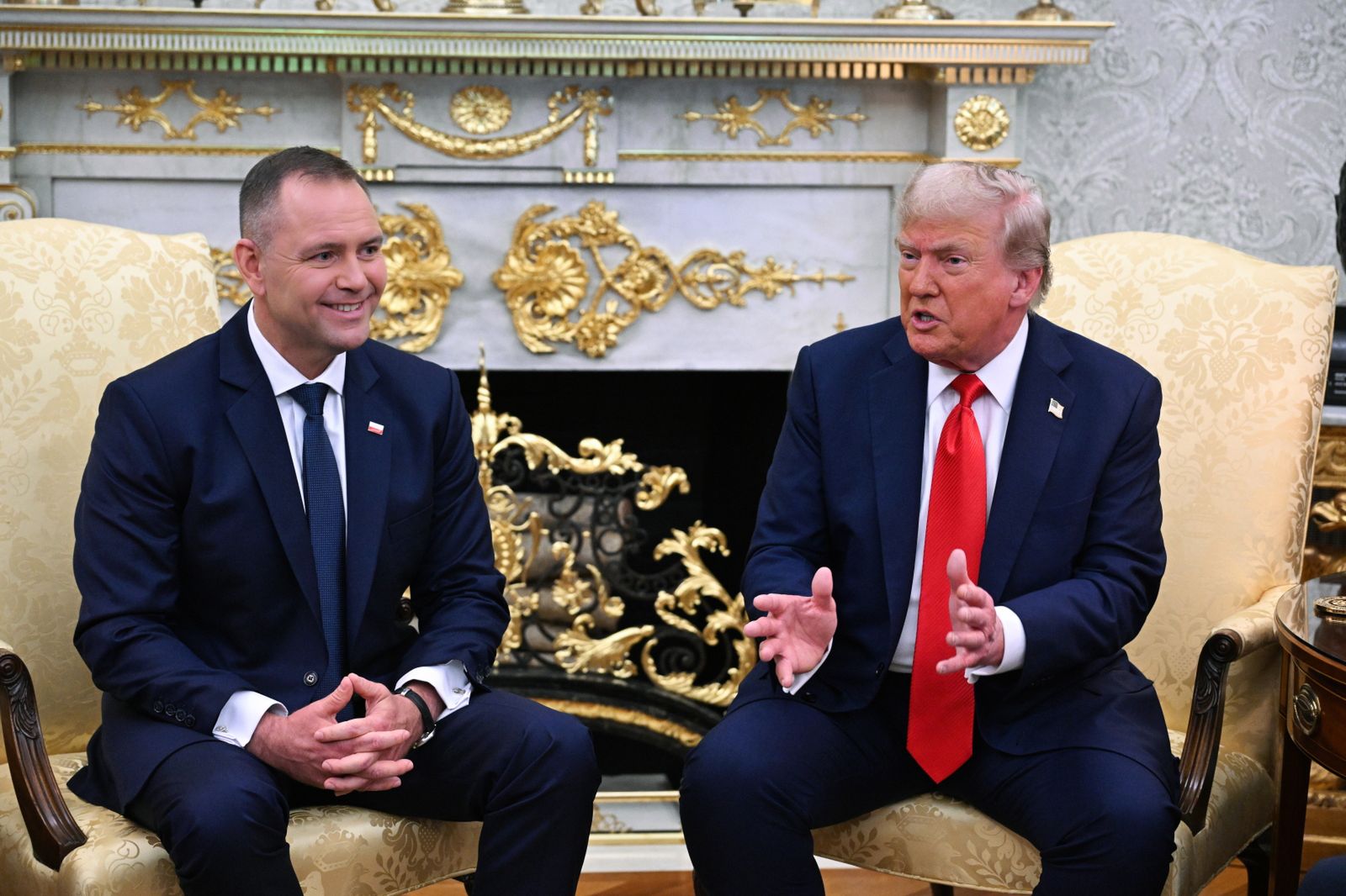 Porównali spotkanie Nawrocki-Trump do randki. "Bardzo udana"