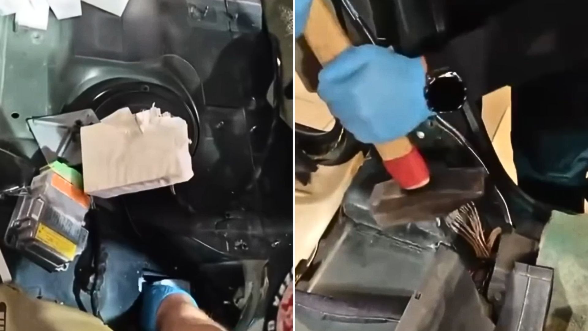 Odkrycie w aucie na granicy. Kierowca miał specjalne skrytki