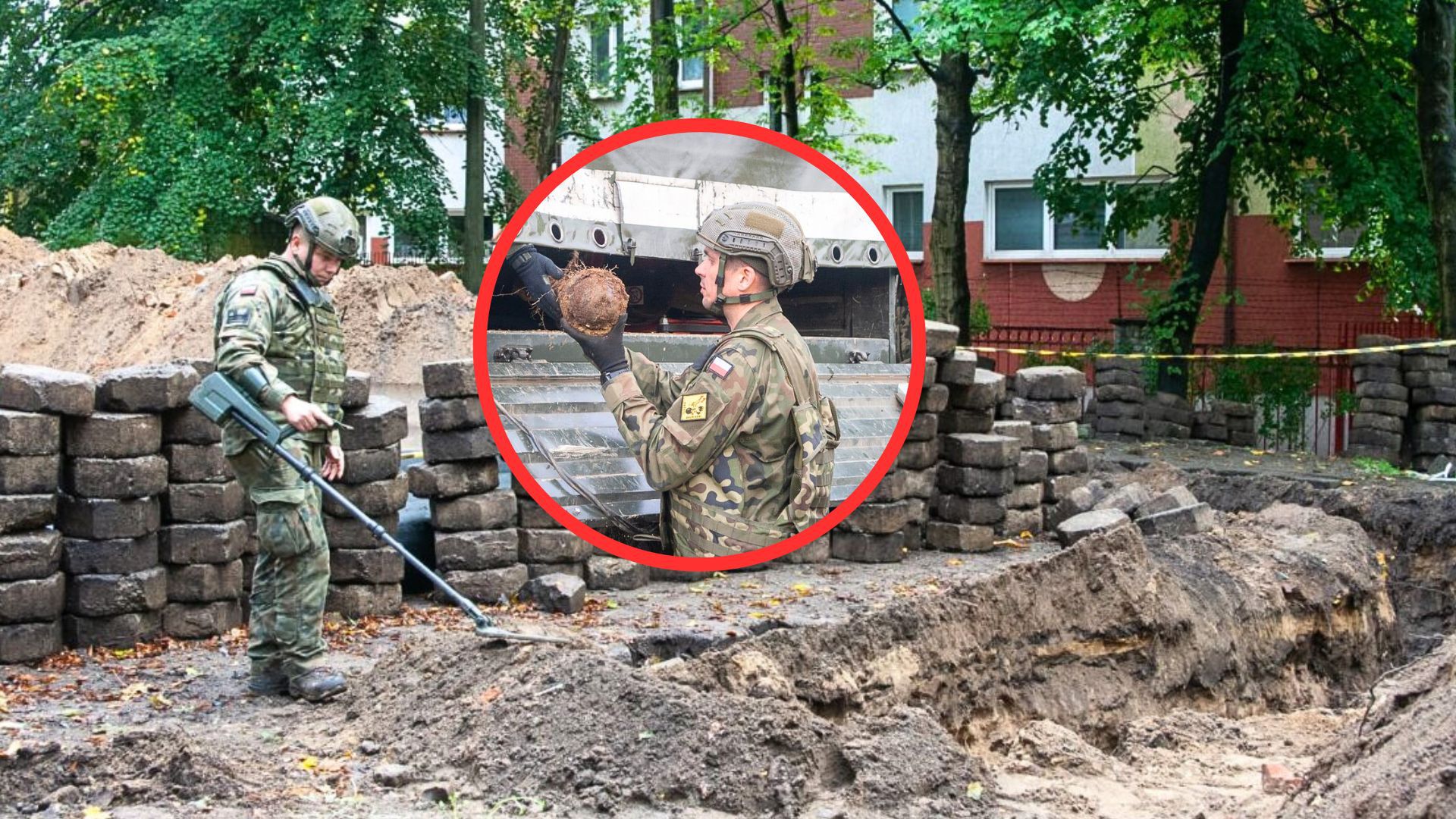 Groźne odkrycie na budowie. "Zardzewiała śmierć" w Ostródzie