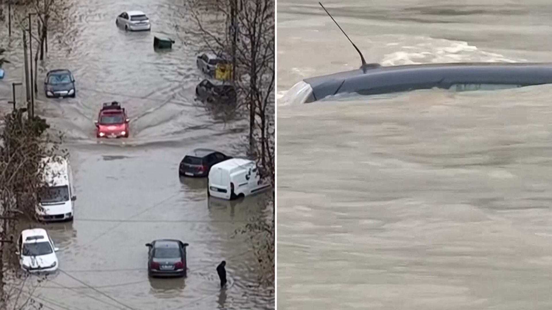 Załamanie pogody na Bałkanach. Ulewy i śnieg paraliżują region