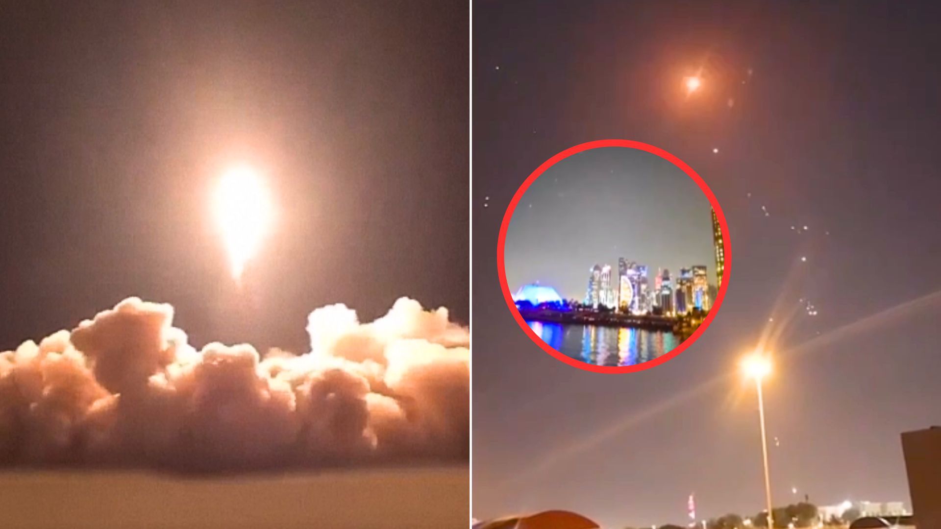 Odwet Iranu na bazy w USA. Nagrania świadków w Katarze