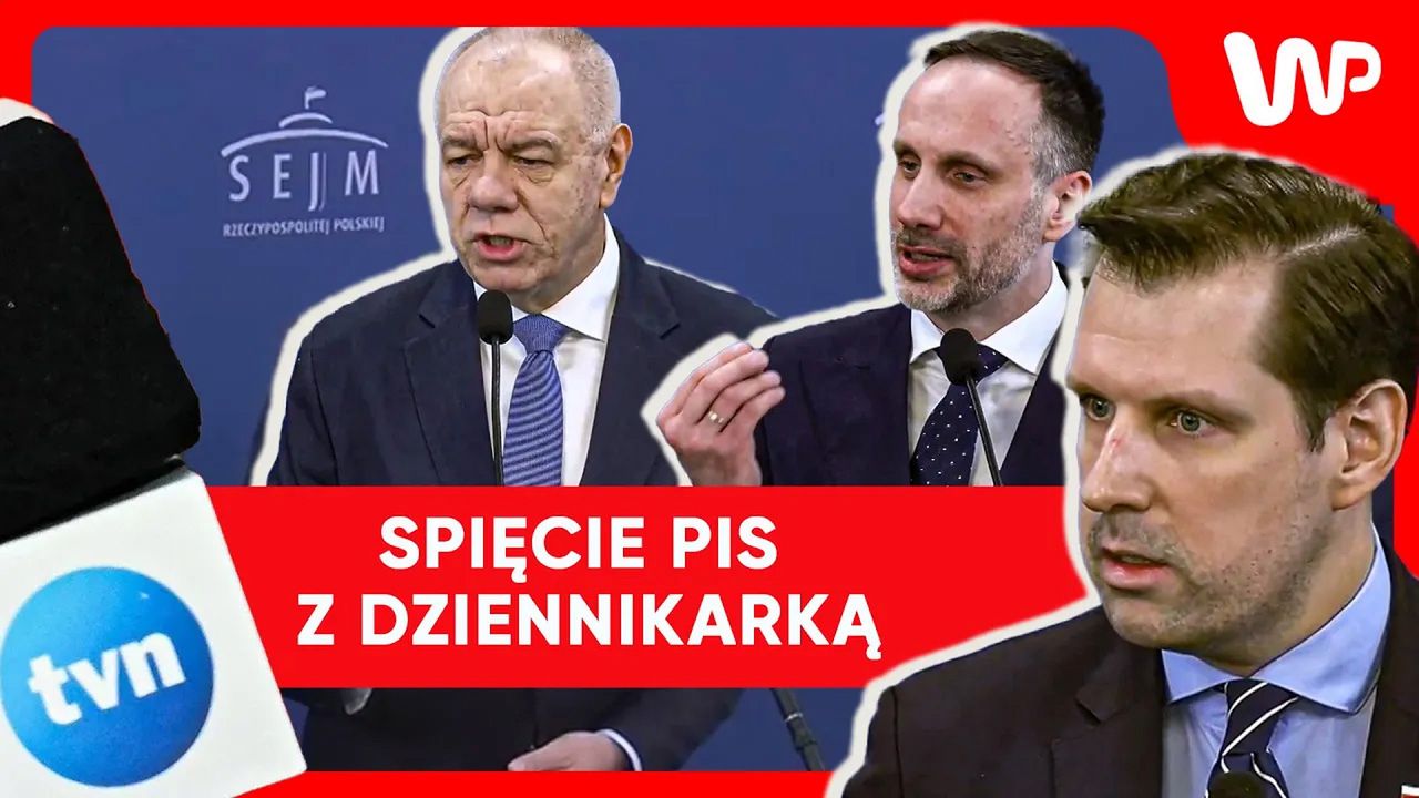 Posłowie PiS kontra dziennikarka TVN. Mocna wymiana zdań na konferencji