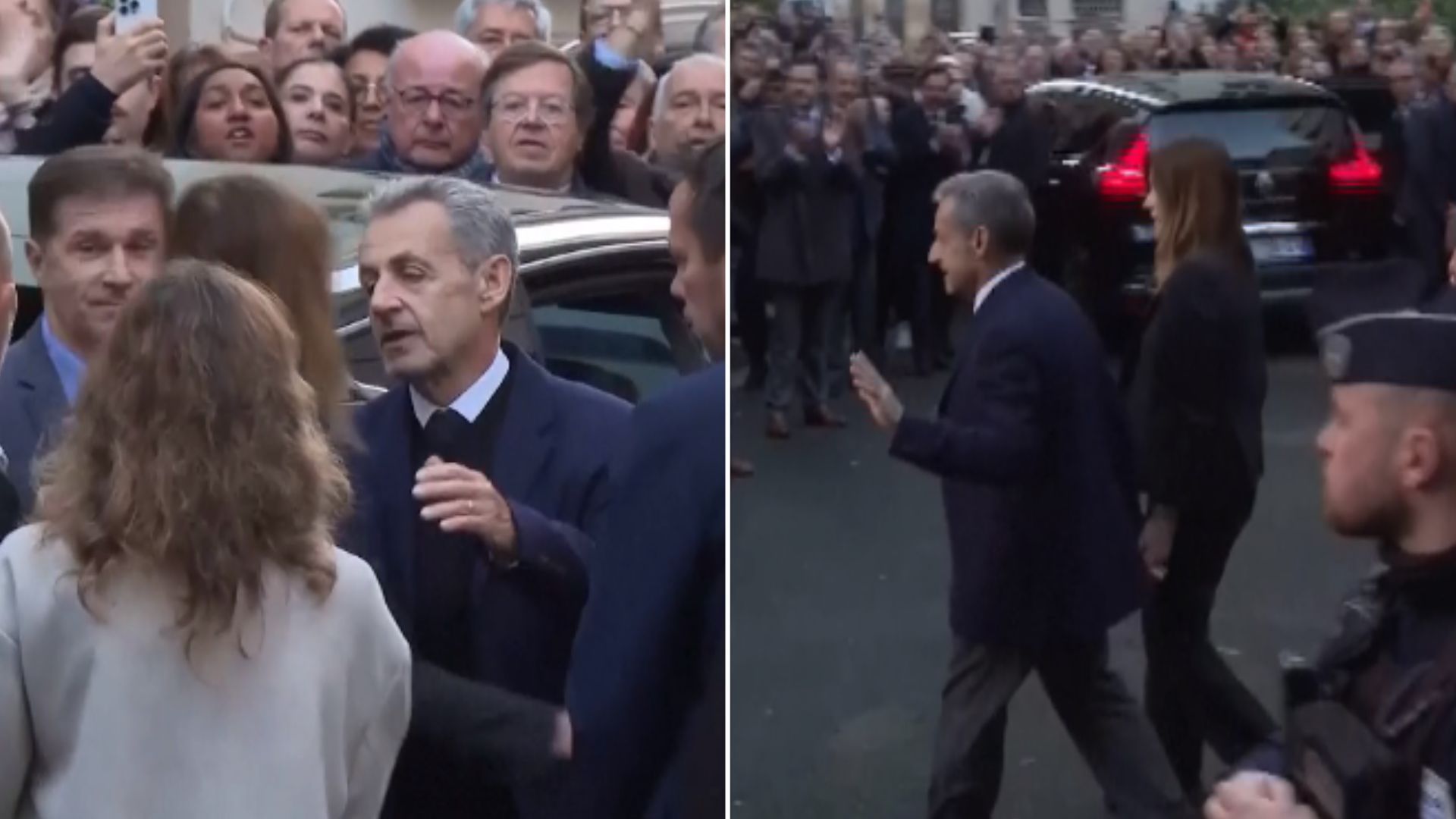 Sarkozy trafił do więzienia. Nagrania spod domu byłego prezydenta Francji
