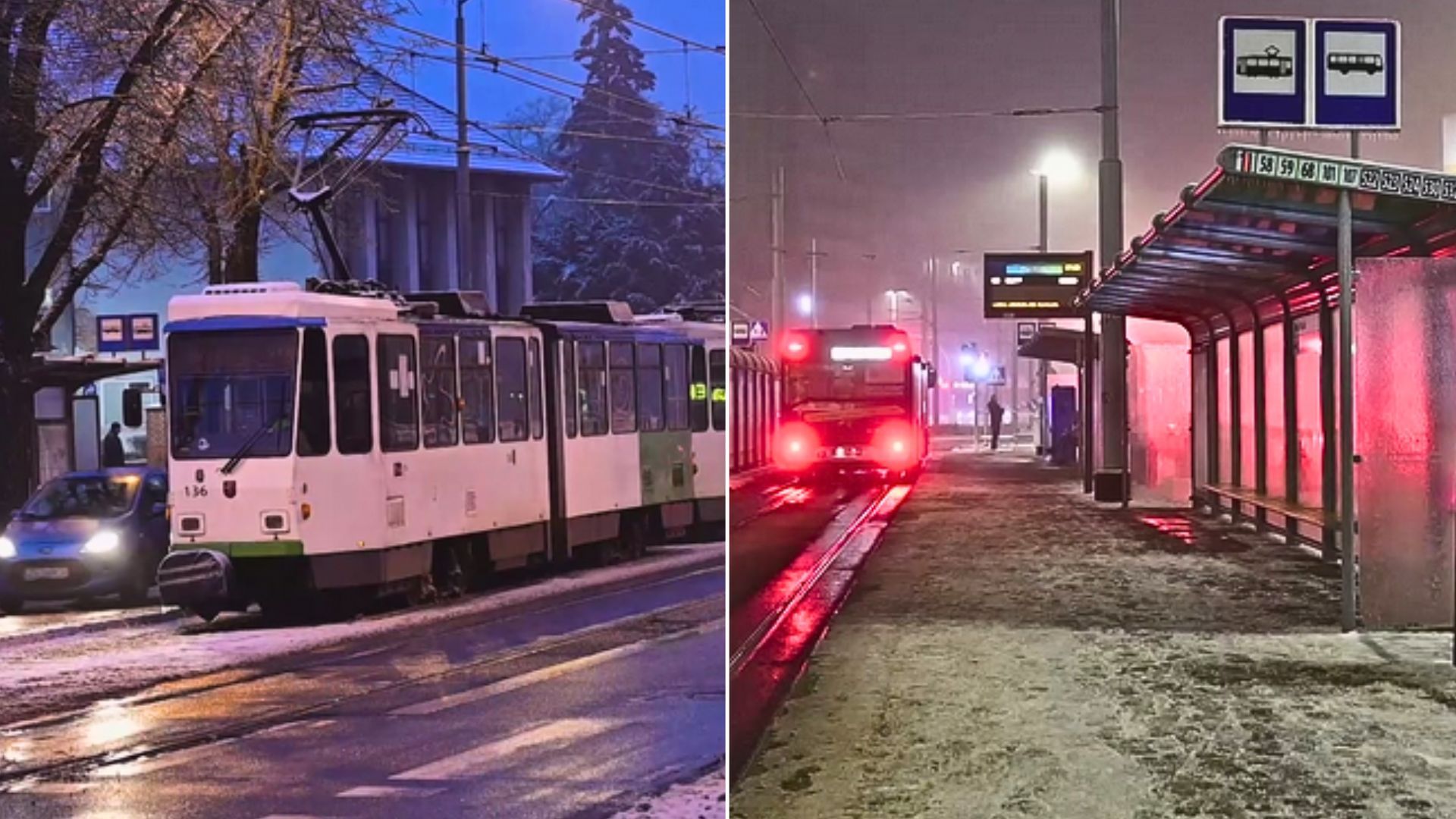 Utrudnienia w Szczecinie. Tramwaje dalej nie kursują przez gołoledź
