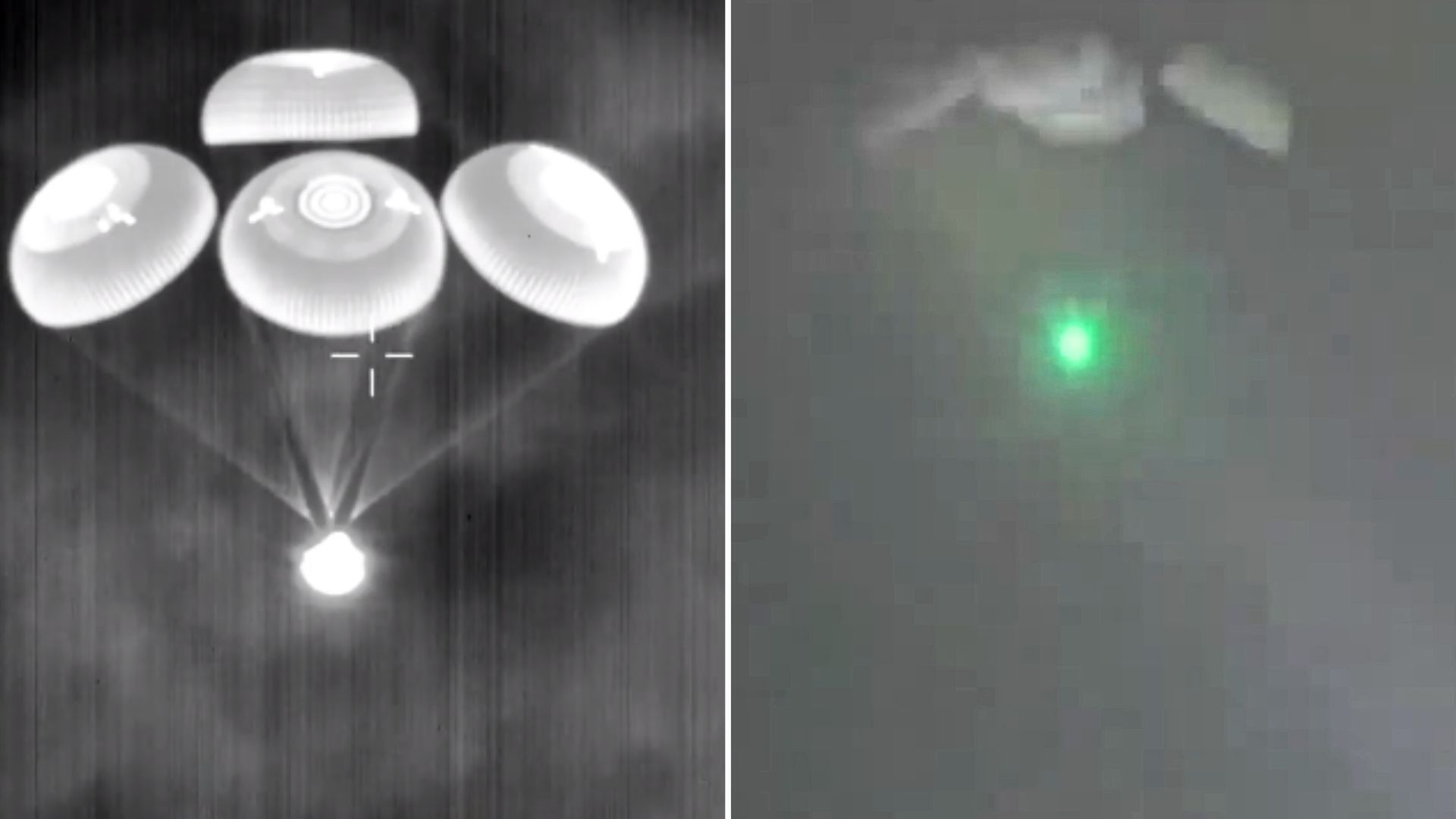 Sławosz wrócił na Ziemię. Nagranie z momentu lądowania Polaka