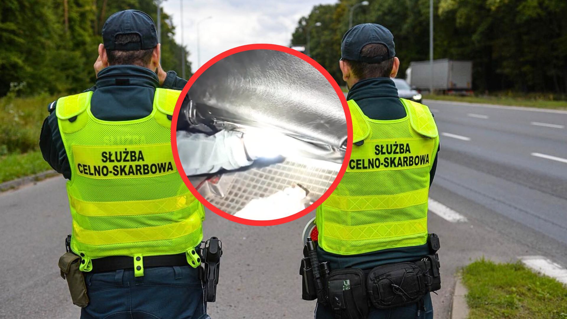 Odkrycie w fotelu kierowcy. Nagranie z rutynowej kontroli w Terespolu