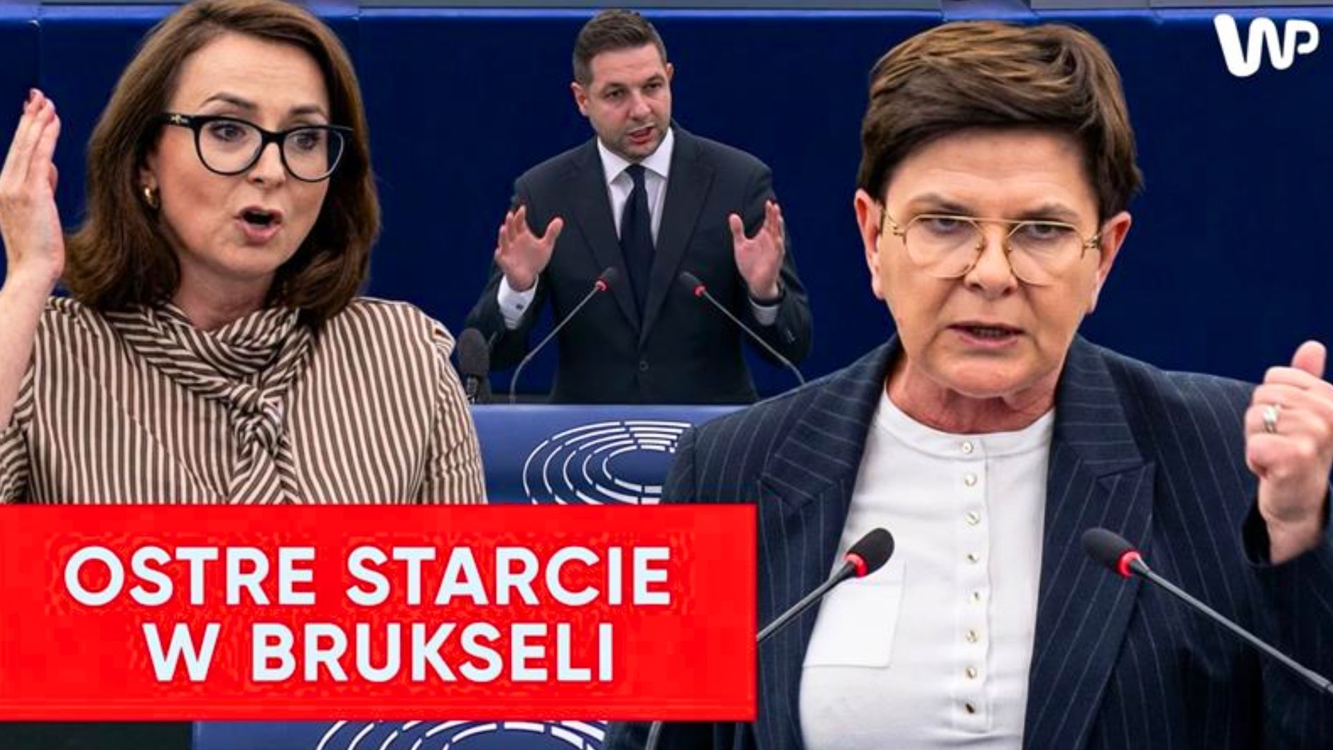 Sceny w Brukseli. Nagranie z ostrej wymiany zdań w PE