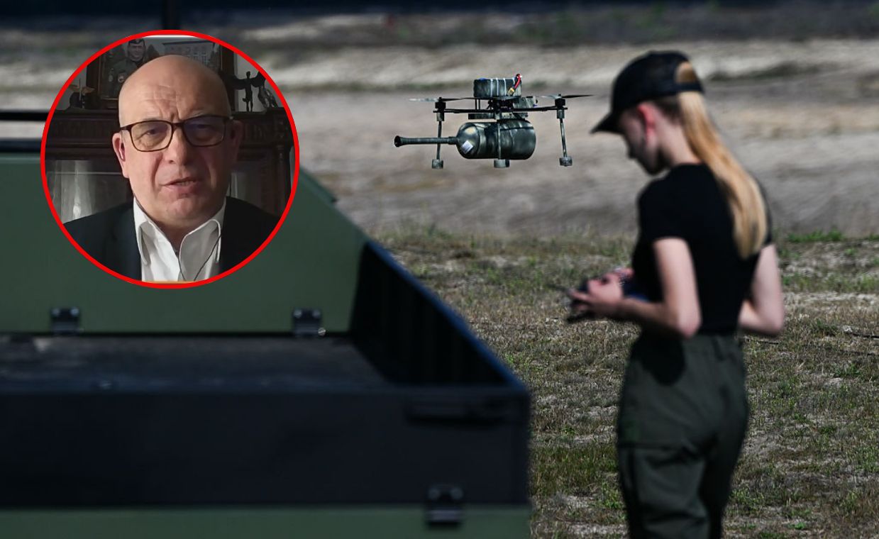 Gen. Drewniak o dronach. "Mielibyśmy ogromny problem"